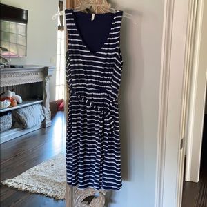 Pink blush maternity dress